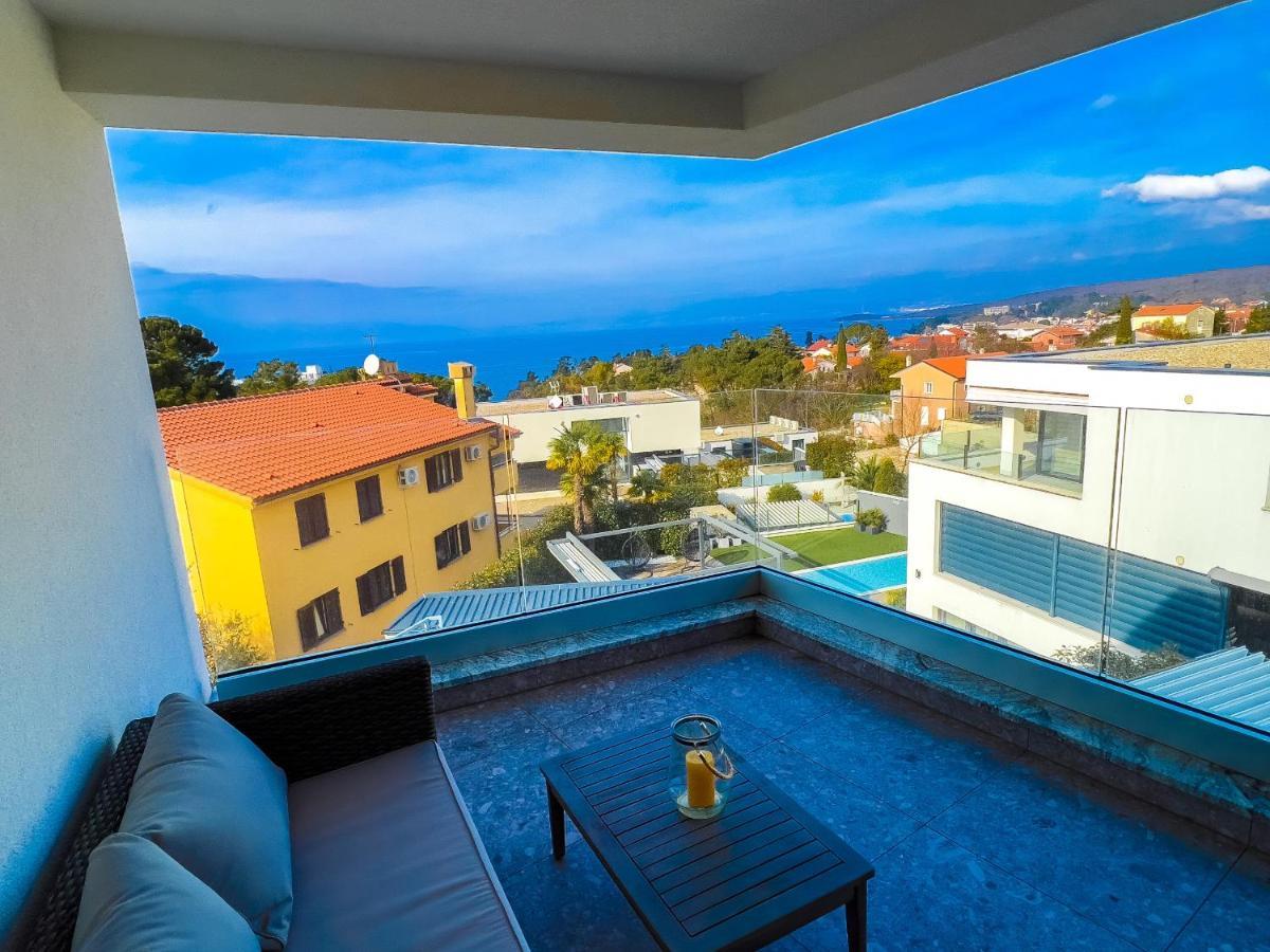Villa Mirno More Apartments Malinska Dış mekan fotoğraf